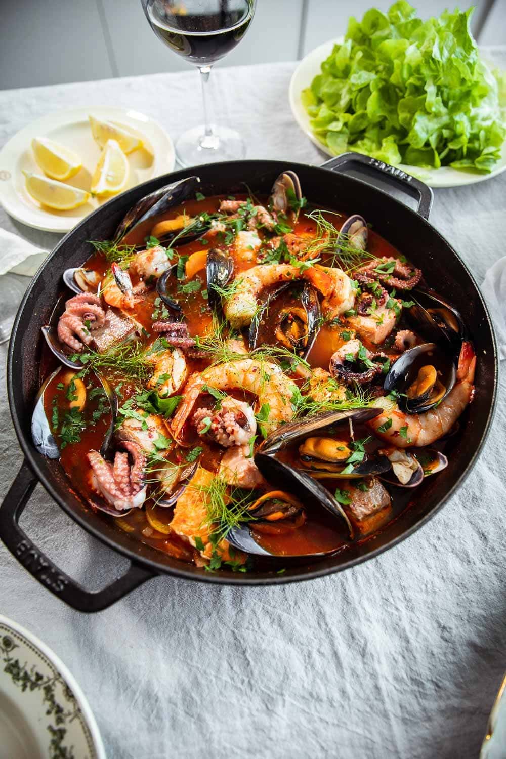 Zuppa Di Pesce - Italian Seafood Soup / Cook Republic #easterrecipe #seafoodsoup #fishrecipe