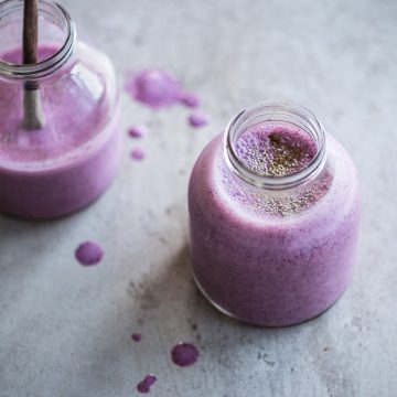 Blueberry Chia Cardamom Lassi - Cook Republic