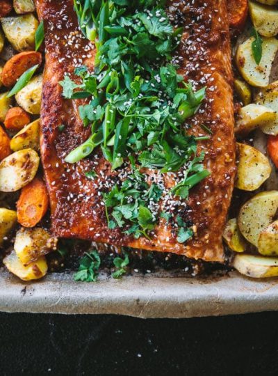 Oven Baked Miso Salmon