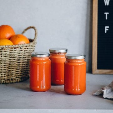 Sun Juice (Immune Boosting Carrot Orange Turmeric Ginger Juice) - Cook Republic