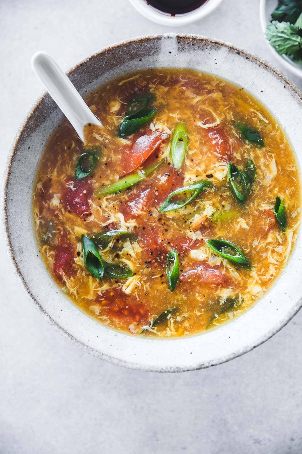 Tomato Egg Drop Soup - Cook Republic