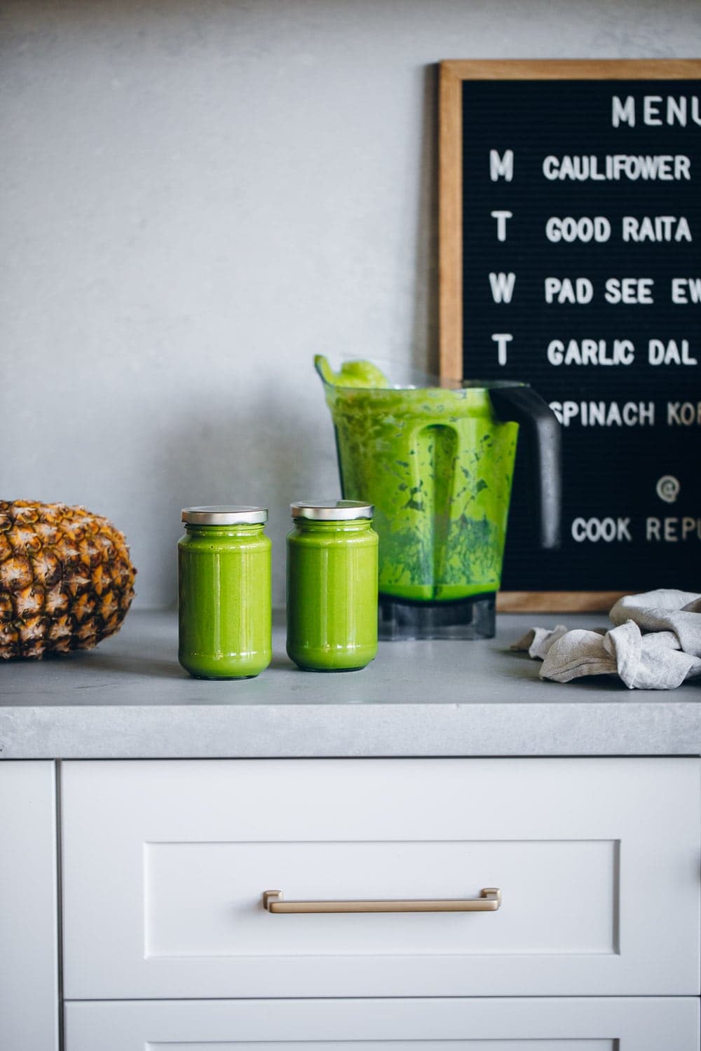 Green Pineapple Smoothie - Cook Republic