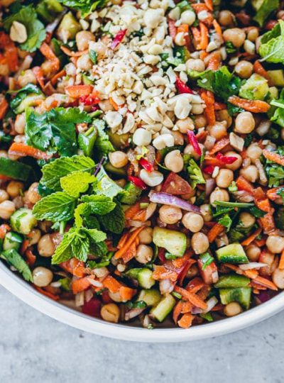 Chickpea Chaat Salad