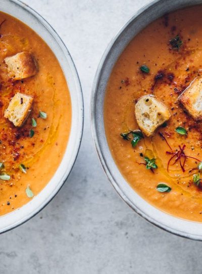 Roasted Garlic Tomato Soup