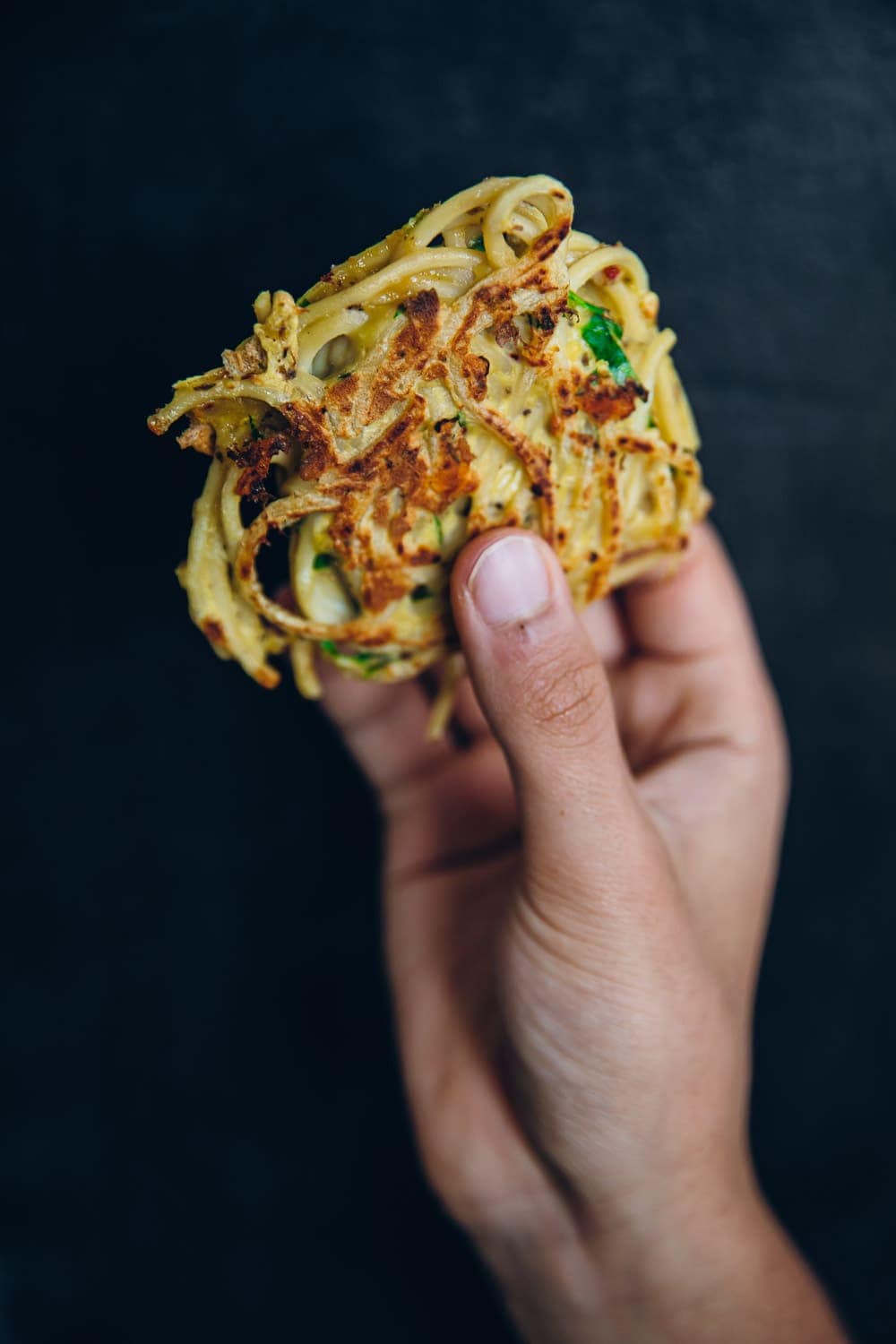 Spaghetti Fritters - Cook Republic 