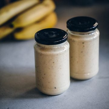 Vegan Salted Caramel Banana Smoothie - Cook Republic