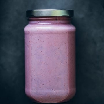 Vegan Strawberry Milkshake - Cook Republic