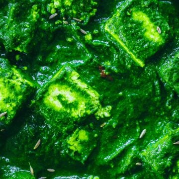 Vibrant Green Palak Paneer - Cook Republic #palakpaneer #glutenfree #vegetarian