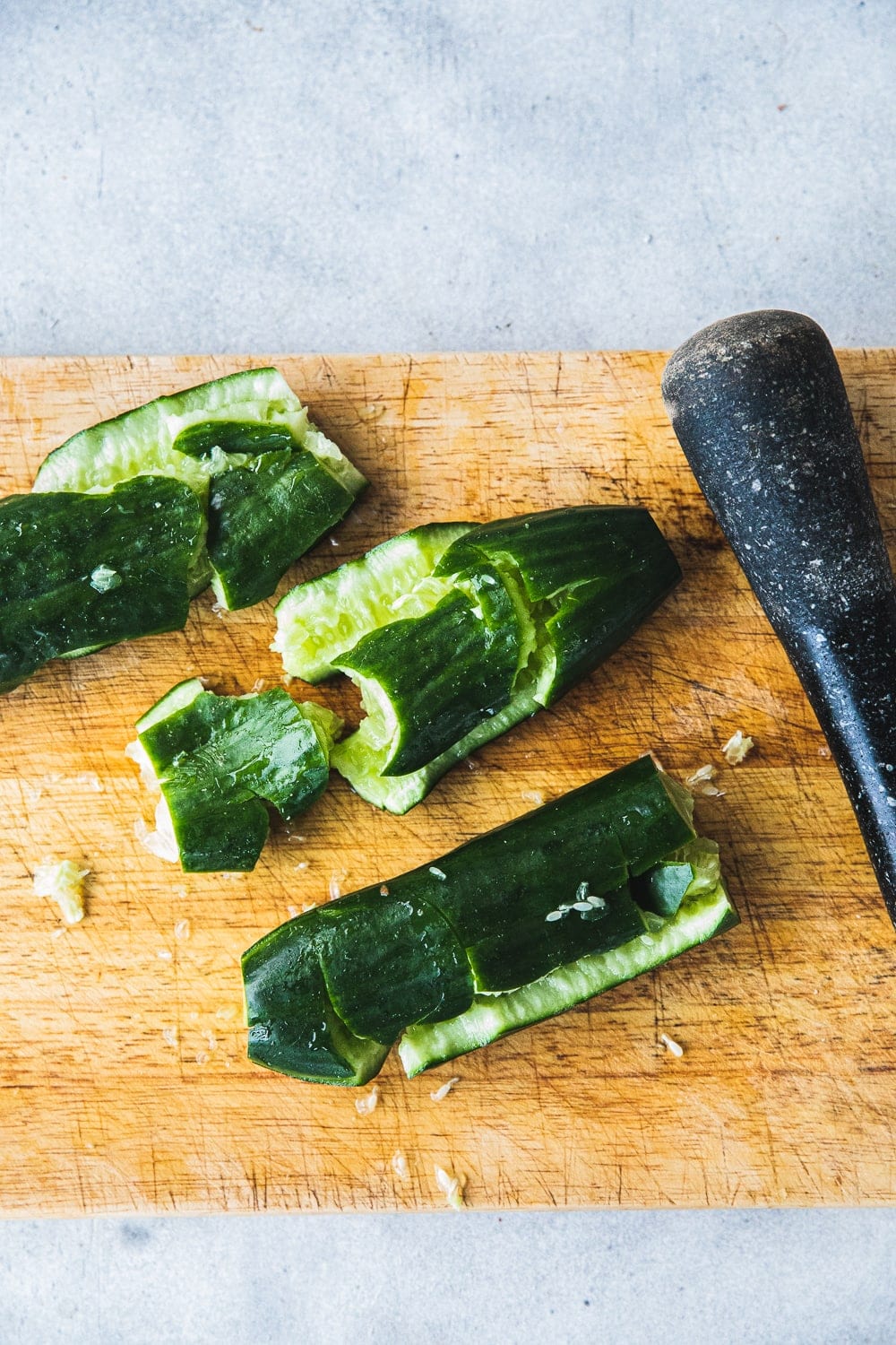Asian Smacked Cucumber Salad - Cook Republic