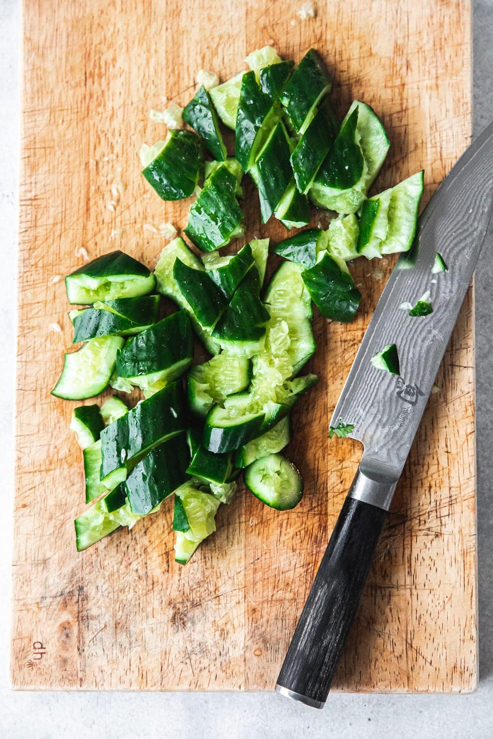 Asian Smacked Cucumber Salad - Cook Republic