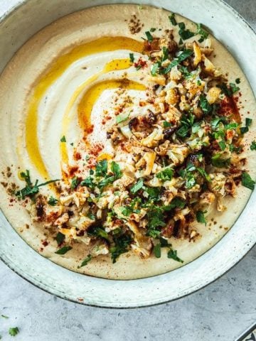 Caramelized Cauliflower Hummus - Cook Republic