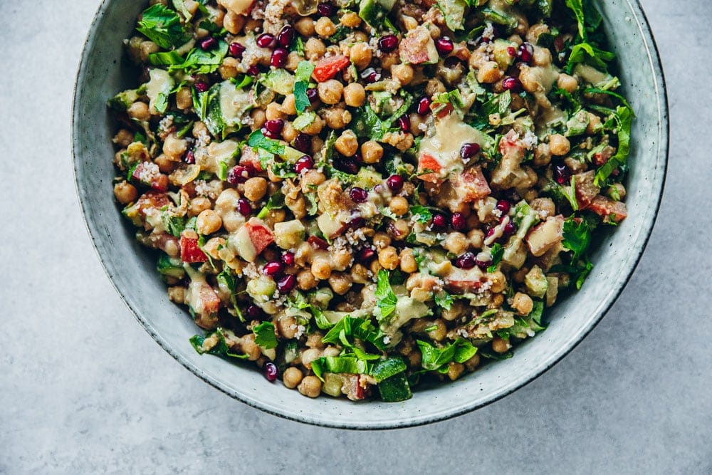 Chopped Falafel Salad - Cook Republic #falafelsalad #vegansalad