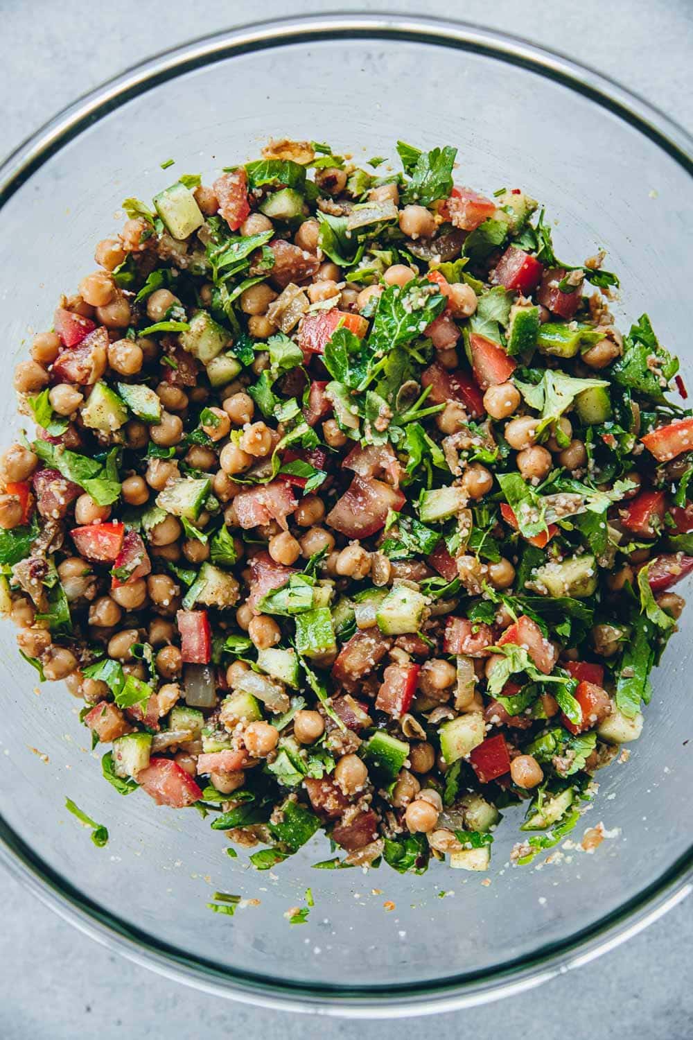 Chopped Falafel Salad - Cook Republic #falafelsalad #vegansalad
