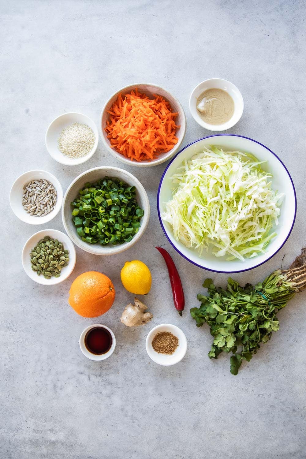 Crunchy Thai Style Cabbage Salad - Cook Republic #vegansalad #veganthai