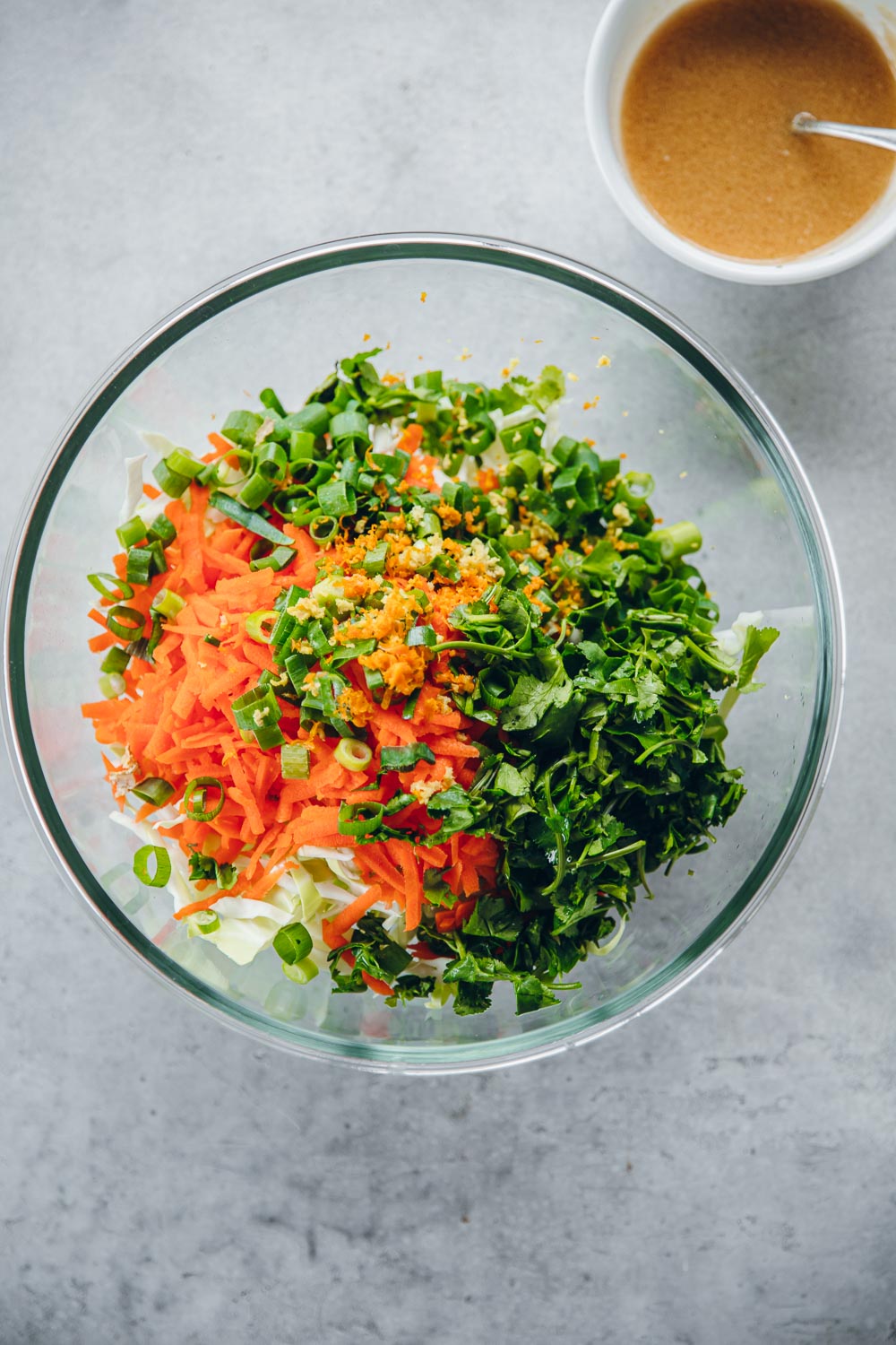 Crunchy Thai Style Cabbage Salad - Cook Republic #vegansalad #veganthai