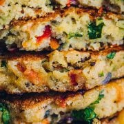 Crispy Semolina Veggie Pancakes - Cook Republic