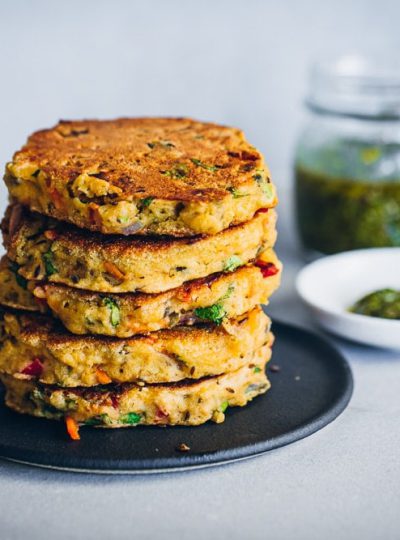 Crispy Semolina Veggie Pancakes