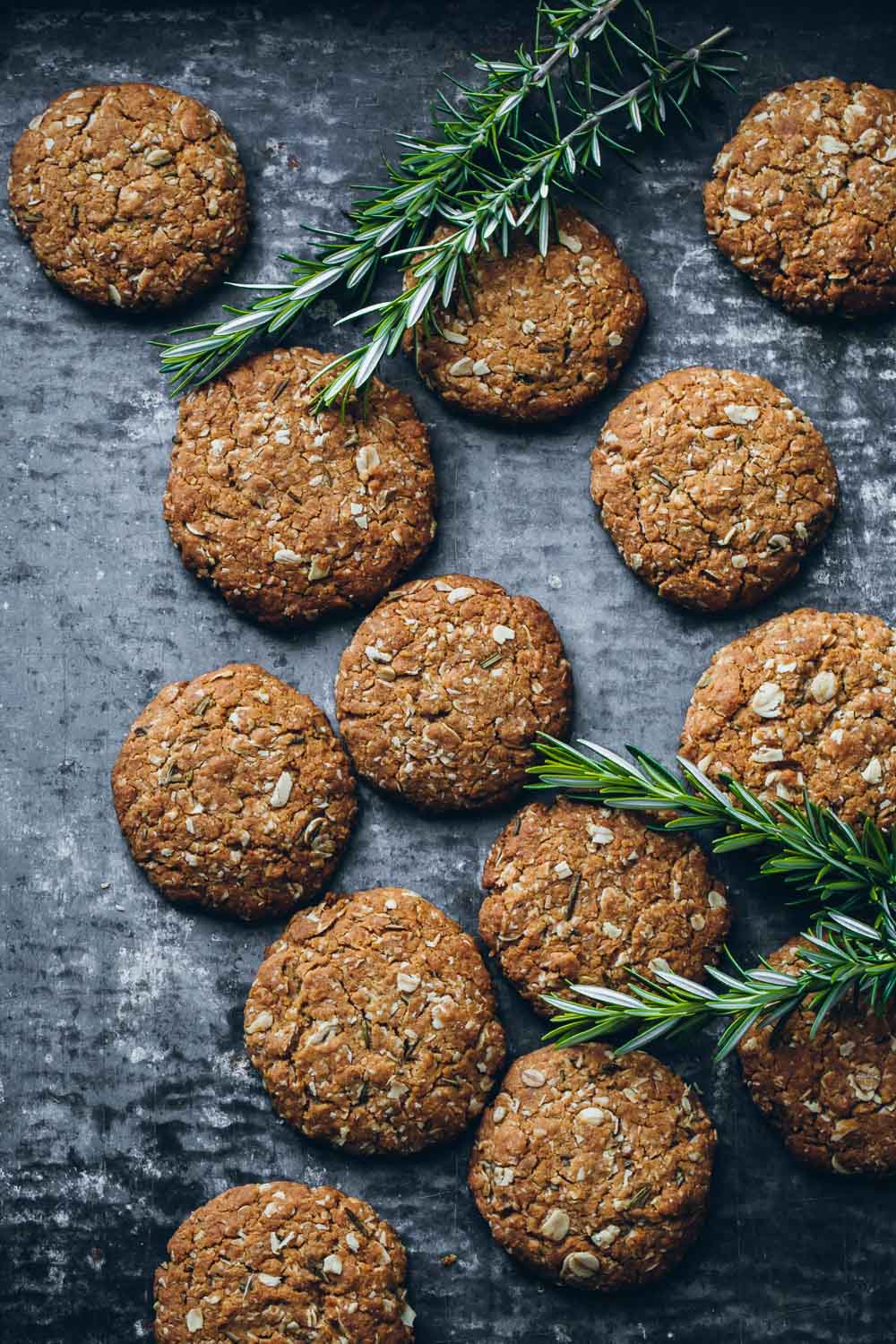 Rosemary Anzac Biscuits - Cook Republic 