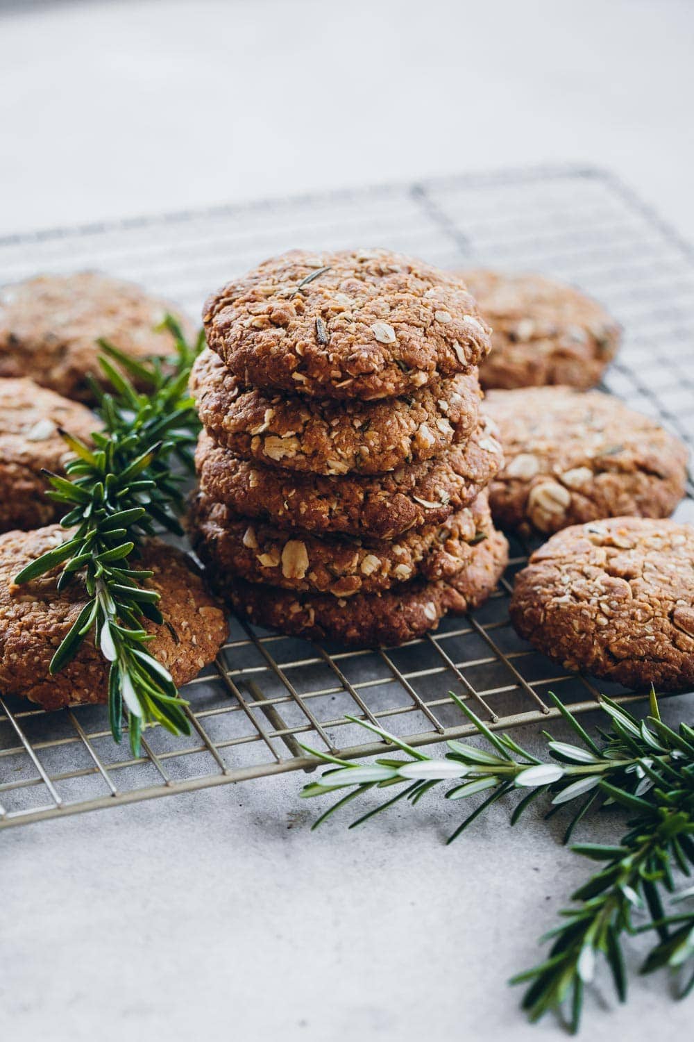 Rosemary Anzac Biscuits - Cook Republic
