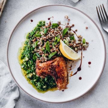 Smoky Chicken Chimichurri Lentil Salad - Cook Republic