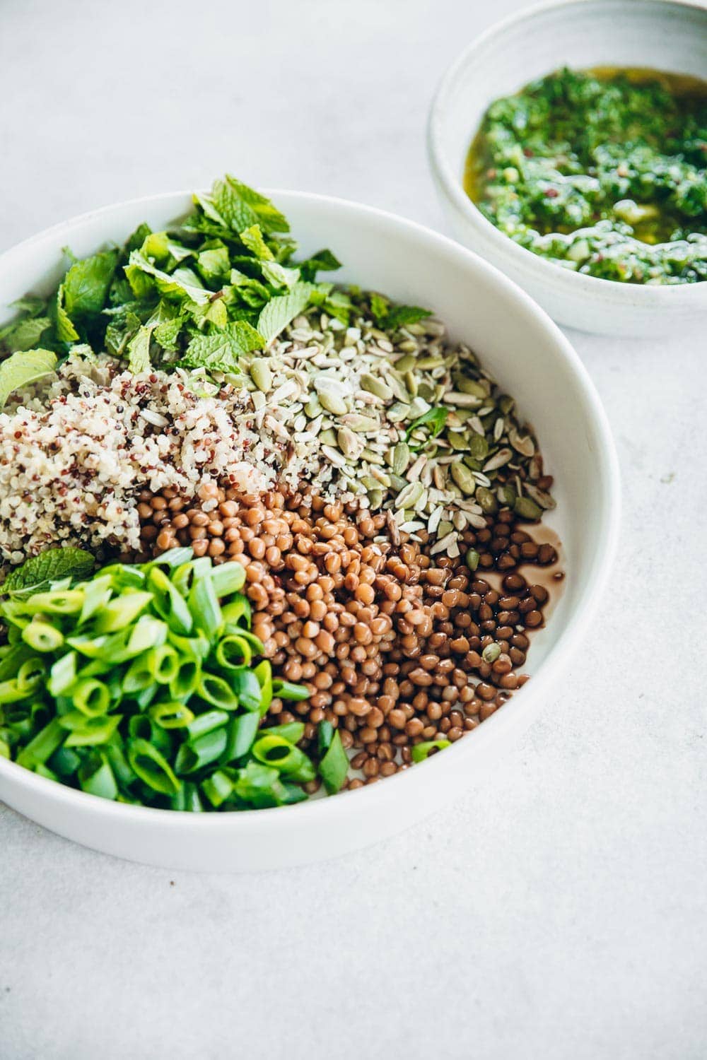 Smoky Chicken Chimichurri Lentil Salad - Cook Republic