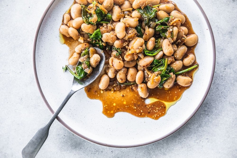 Spinach Garlic Butter Beans Cook Republic