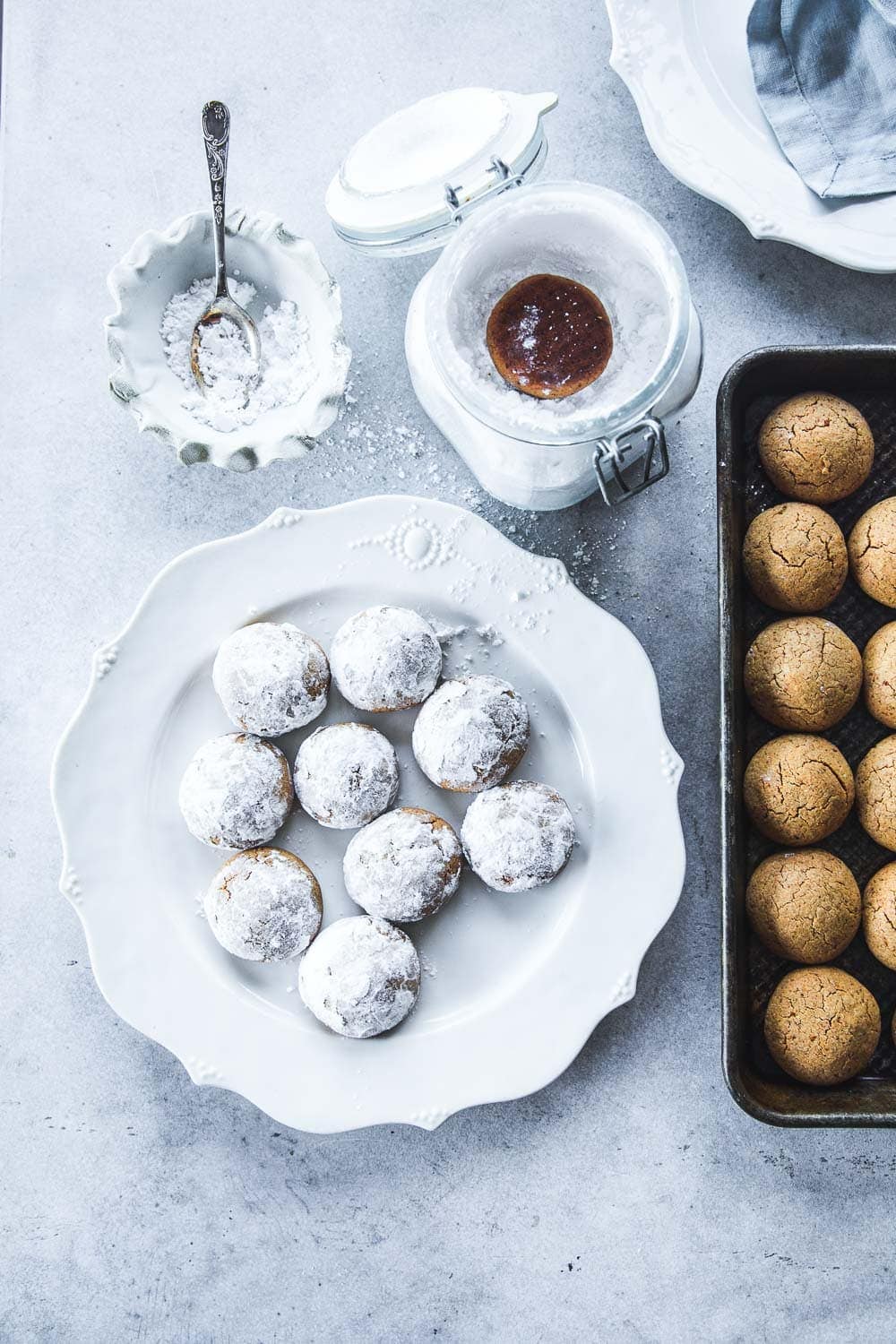 Festive Spice Cookies (German Pfeffernusse) - Cook Republic #christmascookies #christmasbaking