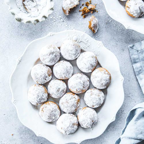 Festive Spice Cookies (German Pfeffernusse) - Cook Republic #christmascookies #christmasbaking