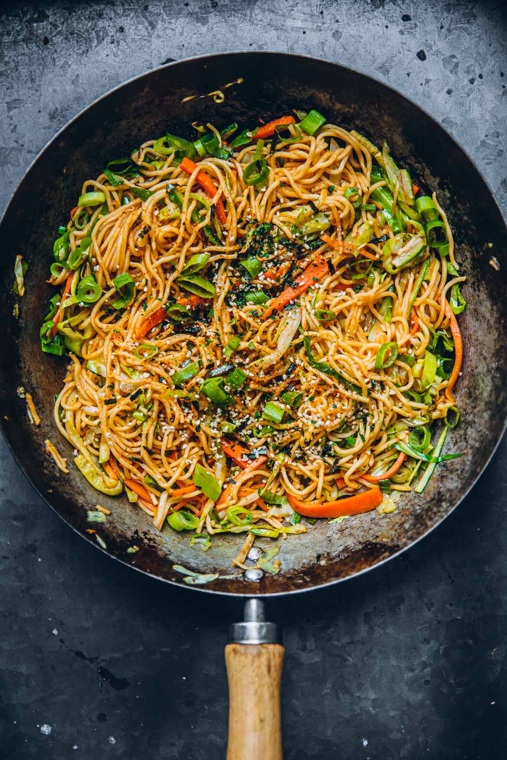 Vegan Ginger Soy Tomato Noodles - Cook Republic