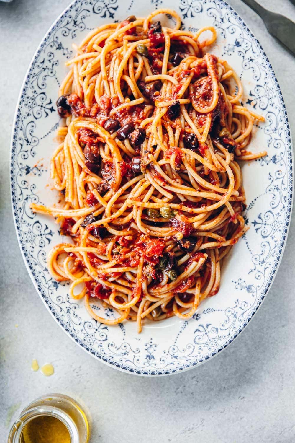 Vegan Spaghetti Puttanesca - Cook Republic