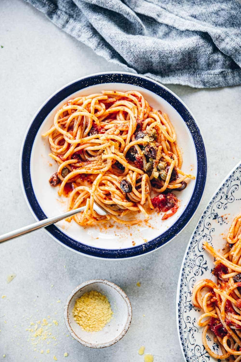 Vegan Spaghetti Puttanesca - Cook Republic