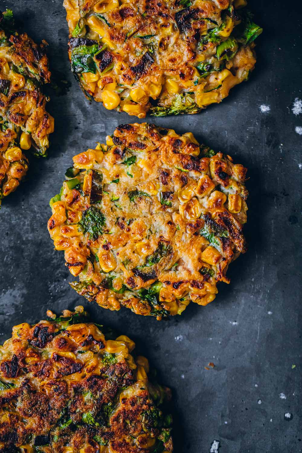 Vegan Zucchini Corn Fritters - Cook Republic