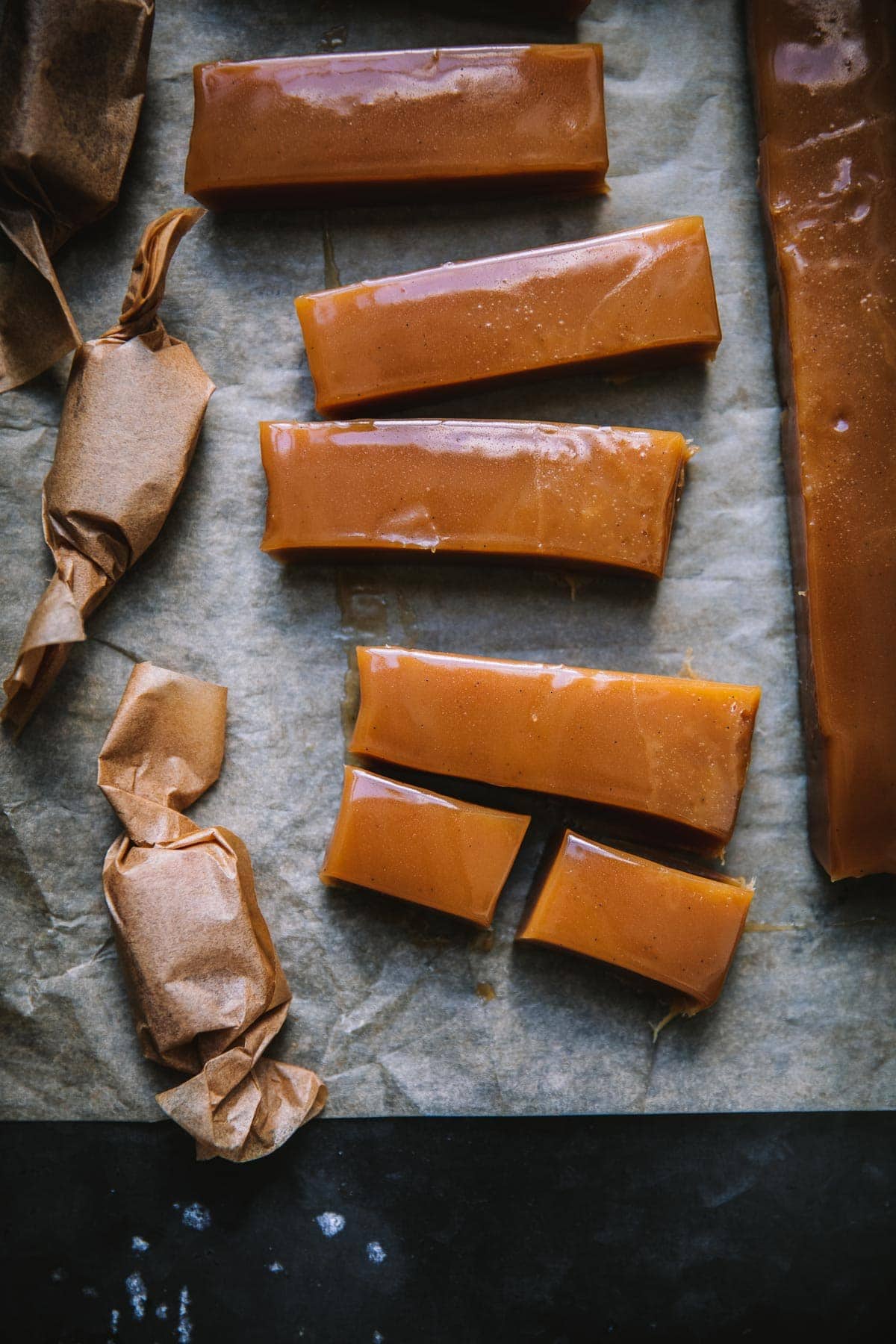 Homemade Chewy Caramels - Cook Republic #christmasrecipe ‹candymaking