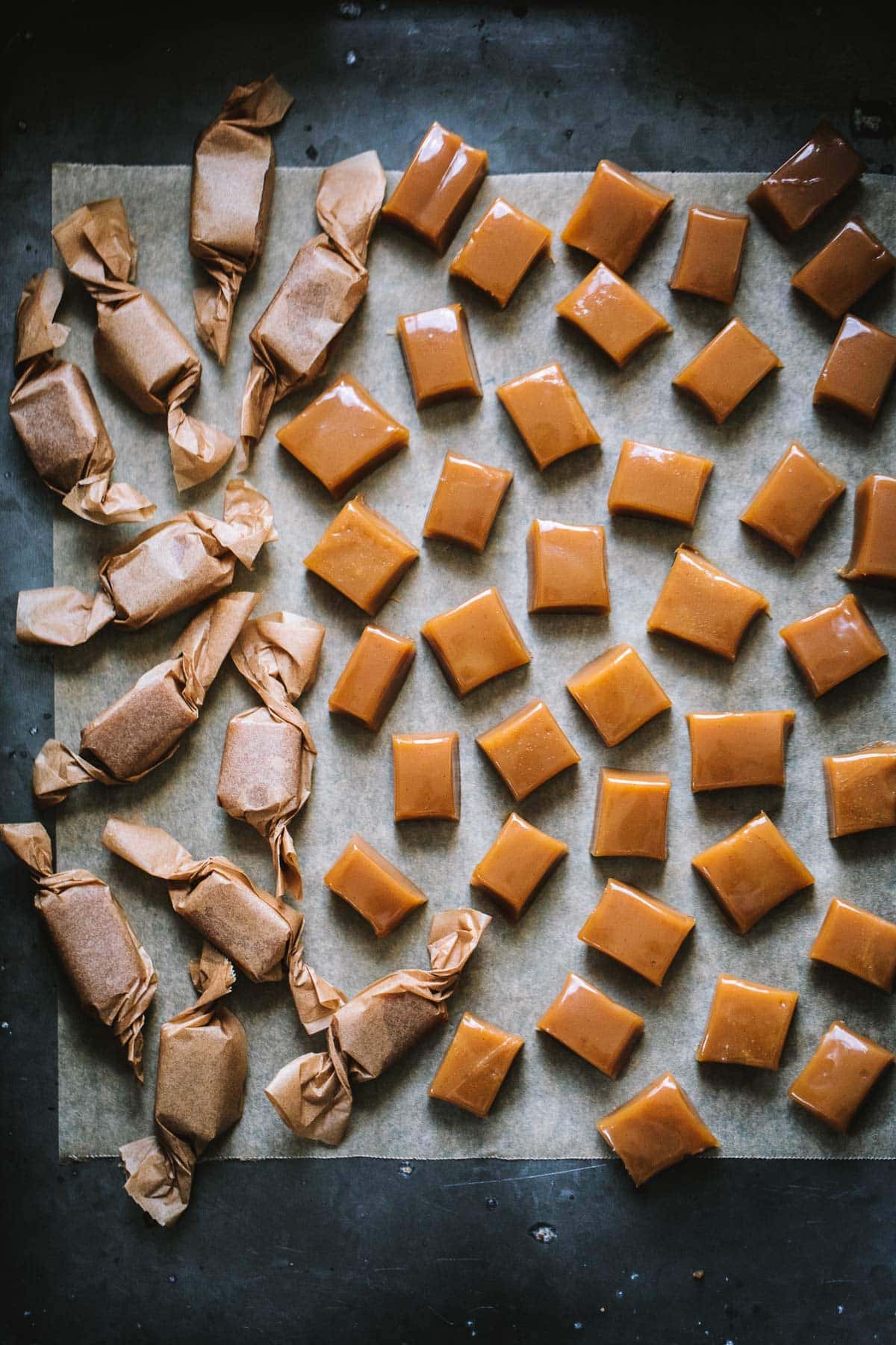 Homemade Chewy Caramels - Cook Republic #christmasrecipe ‹candymaking
