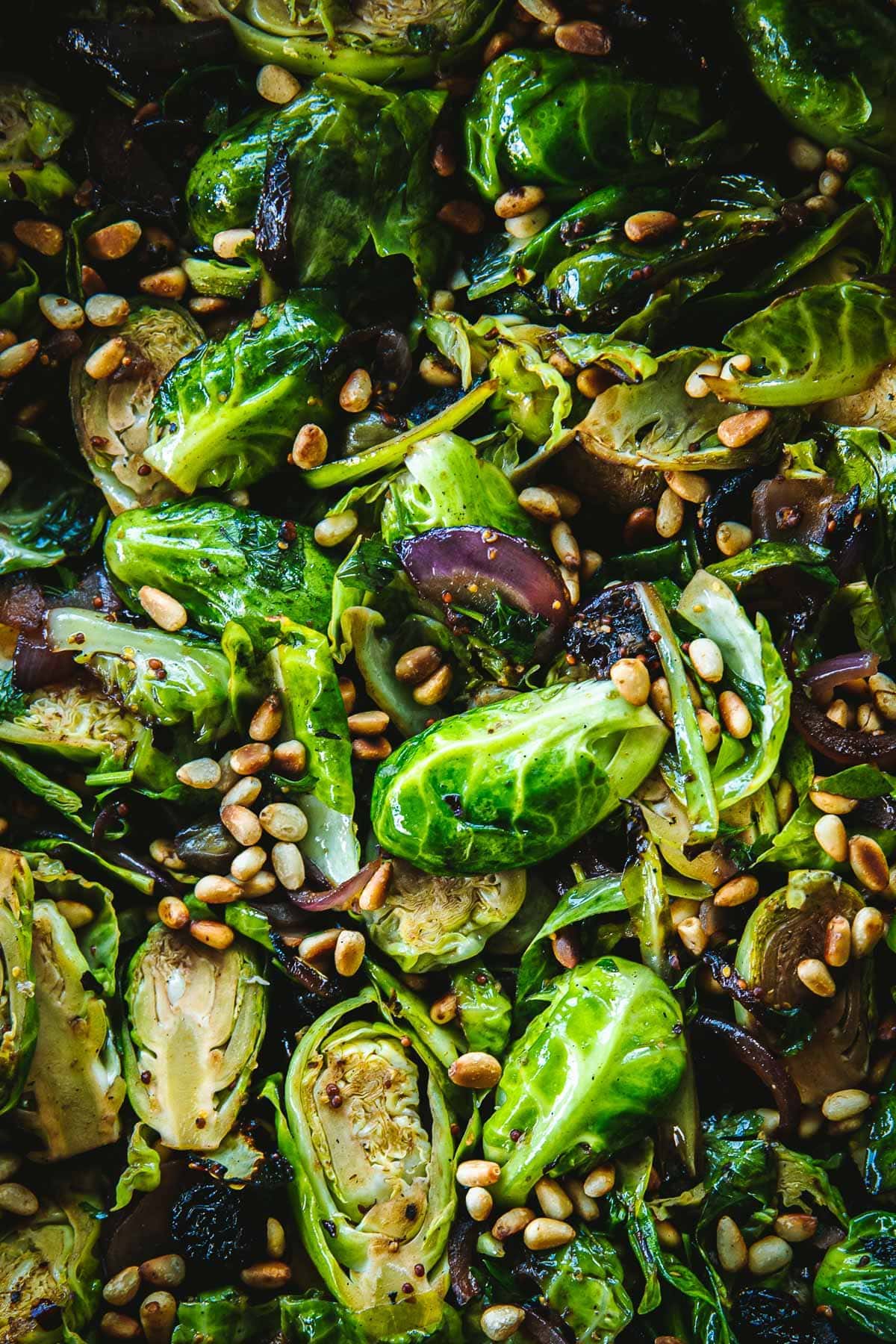 Sicilian Chilli Garlic Brussels Sprouts - Cook Republic