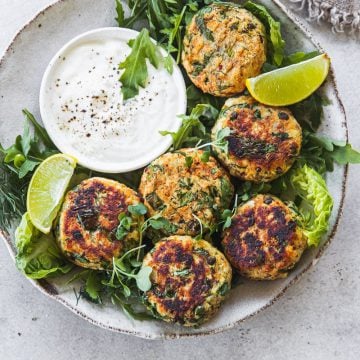 Salmon and Sweet Potato Fish Cakes - aninas recipes