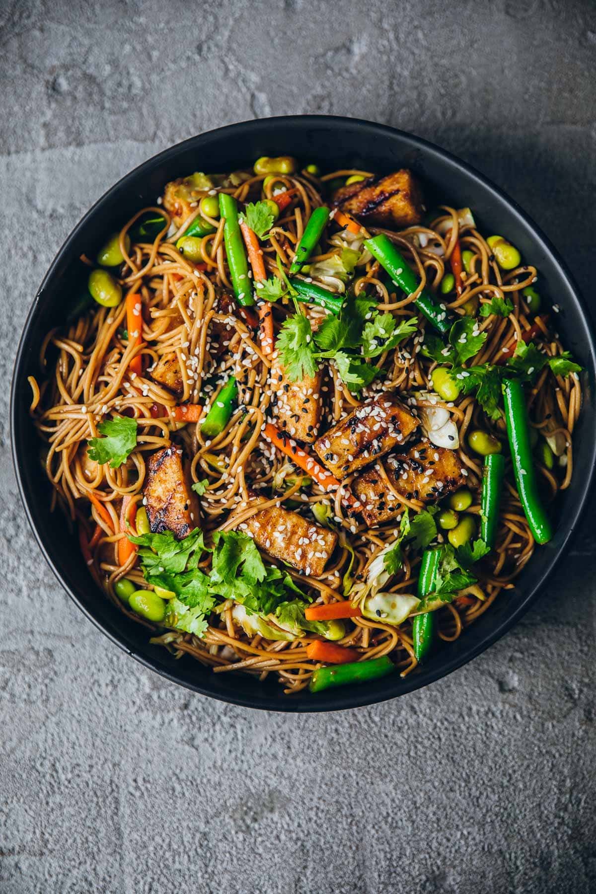 Teriyaki Tofu Soba Noodle Salad - Cook Republic