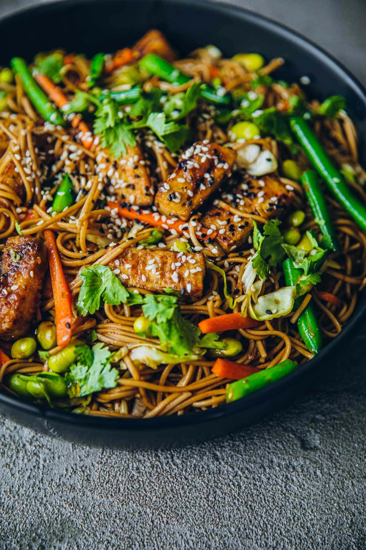 Teriyaki Tofu Soba Noodle Salad - Cook Republic