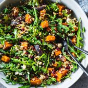 Pumpkin Quinoa Salad With Pomegranate And Goat's Cheese - Cook Republic #glutenfree #saladrecipe