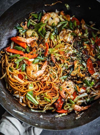 Prawn Yakisoba (Japanese Stir-Fried Noodles)