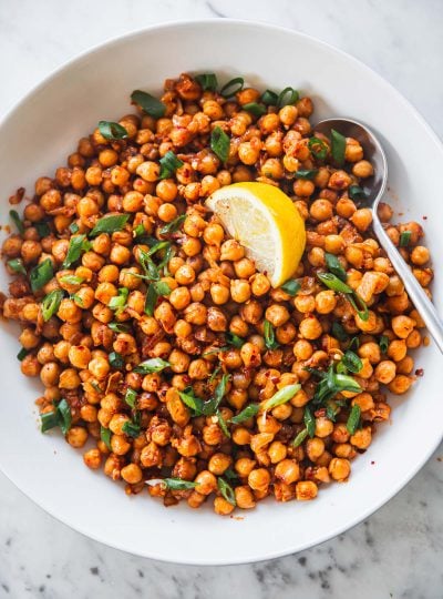 Sauteed Spicy Chickpeas