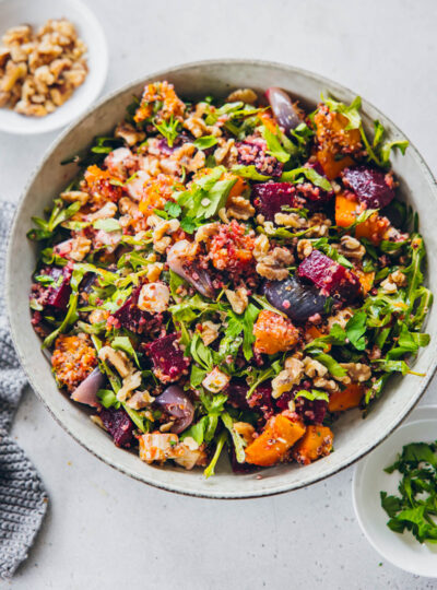Beetroot Quinoa Salad With Pumpkin And Feta