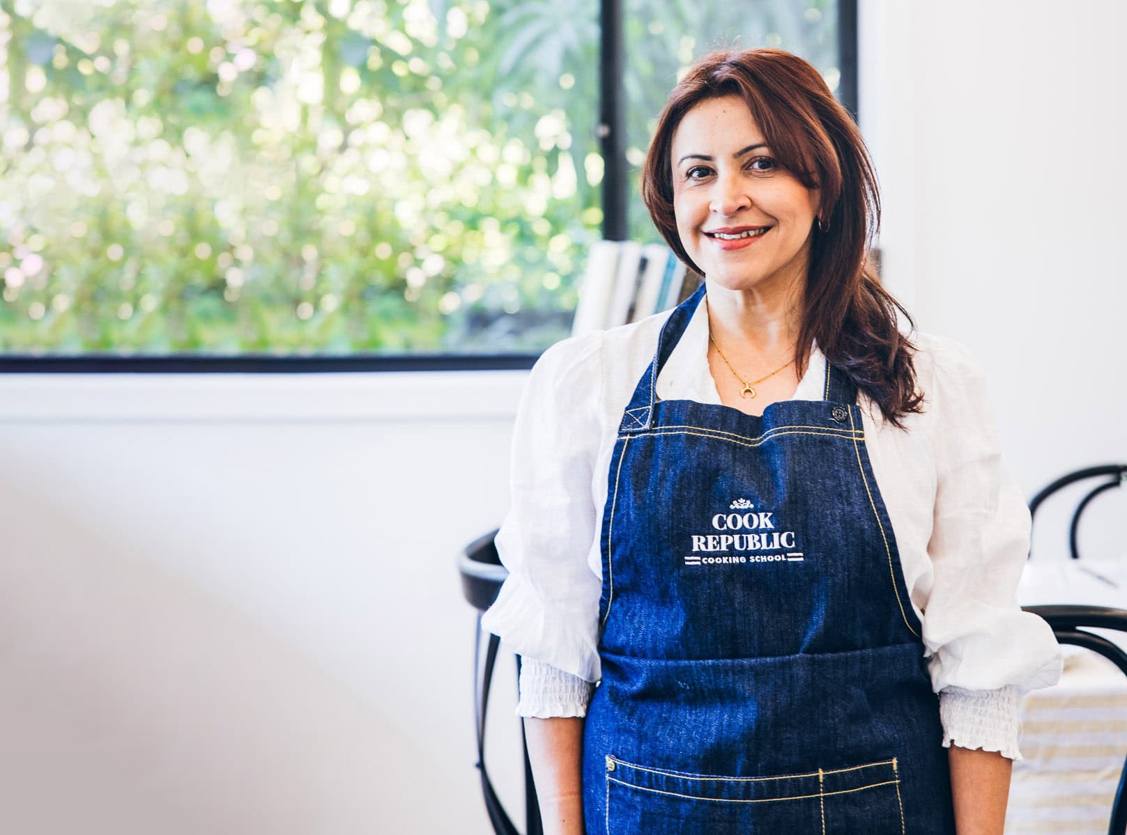 Sneh Roy in her Cooking School in Sydney - Cook Republic.