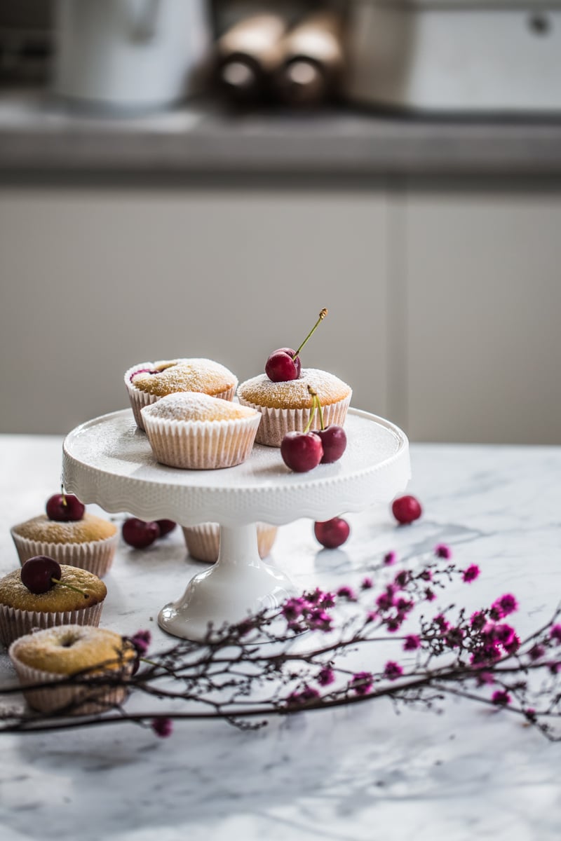 Cherry Muffins - Cook Republic