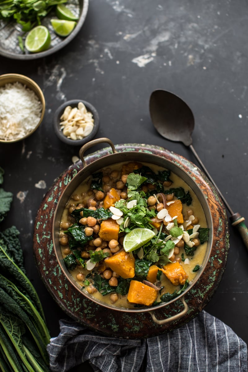 Chickpea And Coconut Korma Curry With Pumpkin - Cook Republic