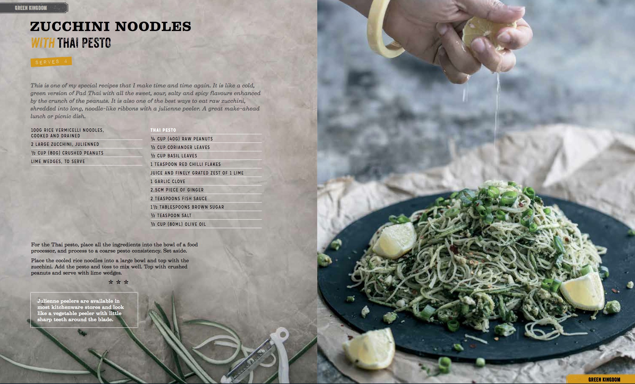 Zucchini Noodles With Thai Pesto - Tasty Express Cookbook